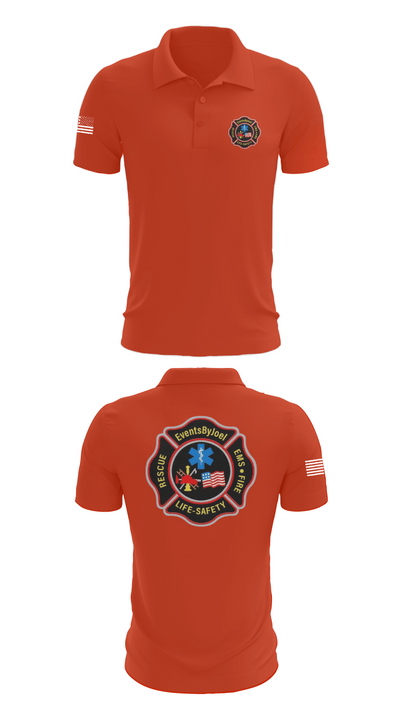EventsByJoel 45028039 Short Sleeve Performance Polo with Pen Pocket On Sleeve - 7