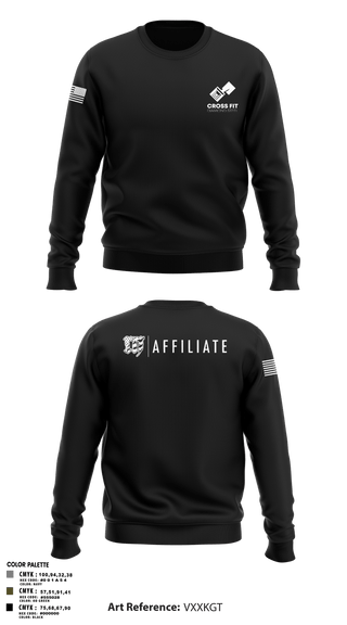 Crew Neck Sweatshirt, Goodfellow AFB MCDGoodfellow AFB MCDCrossFit Diamond Steel, , Teamtime, Team time, sublimation, custom sports apparel, team uniforms, spirit wear, spiritwear, sports uniforms, custom shirts, team store, custom team store, fundraiser sports, apparel fundraiser