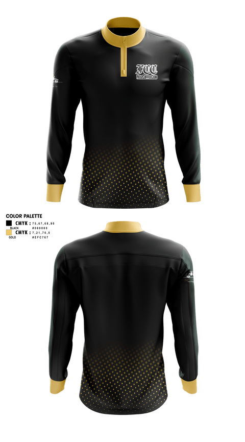 Quarter Zip Jacket, FCC, , Teamtime, Team time, sublimation, custom sports apparel, team uniforms, spirit wear, spiritwear, sports uniforms, custom shirts, team store, custom team store, fundraiser sports, apparel fundraiser
