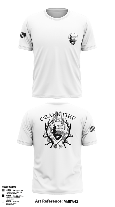 OZARK FIRE 56967541 Old School Cotton Feel Shirt - 101