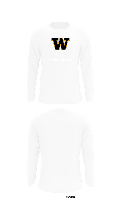 Winona Wildcats 72452864 Long Sleeve Performance Shirt - 8
