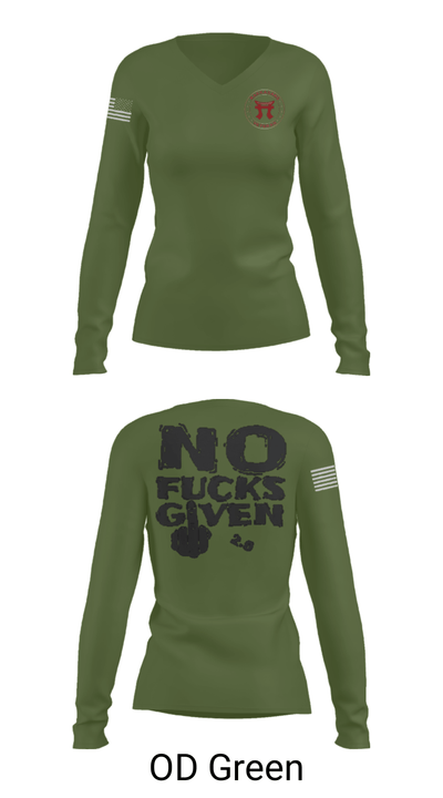 Rakkasans 60177220 Women's Long Sleeve V-neck Shirt - 57