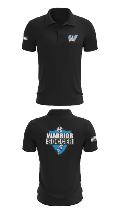 Willowbrook Warriors 8635943 Short Sleeve Performance Polo - 28