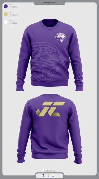 Crew Neck Sweatshirt, Jacksonville College Cross Country, Cross Country, Teamtime, Team time, sublimation, custom sports apparel, team uniforms, spirit wear, spiritwear, sports uniforms, custom shirts, team store, custom team store, fundraiser sports, apparel fundraiser
