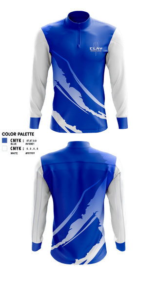 Quarter Zip Jacket, Clay High School Wrestling, Wrestling, Teamtime, Team time, sublimation, custom sports apparel, team uniforms, spirit wear, spiritwear, sports uniforms, custom shirts, team store, custom team store, fundraiser sports, apparel fundraiser