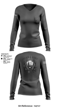 OZARK FIRE 56967541 Women's Long Sleeve V-neck Shirt - 100