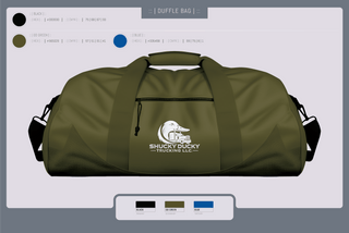 Duffle Bag, Shucky Ducky Trucking, , Teamtime, Team time, sublimation, custom sports apparel, team uniforms, spirit wear, spiritwear, sports uniforms, custom shirts, team store, custom team store, fundraiser sports, apparel fundraiser