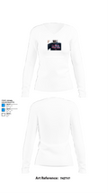 Camas High School Swimming 54044960 Women's Long Sleeve V-neck Shirt - 15