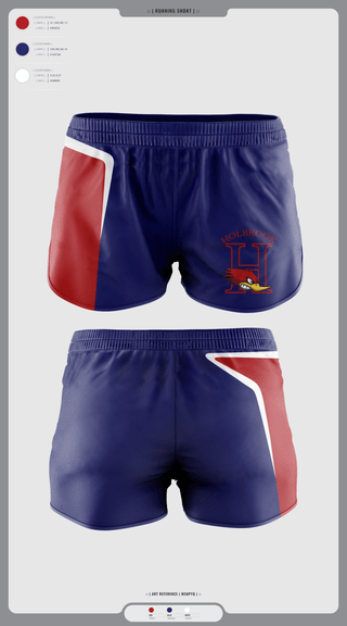 Womens Shorts, Holbrook High School Wrestling, Wrestling, Teamtime, Team time, sublimation, custom sports apparel, team uniforms, spirit wear, spiritwear, sports uniforms, custom shirts, team store, custom team store, fundraiser sports, apparel fundraiser