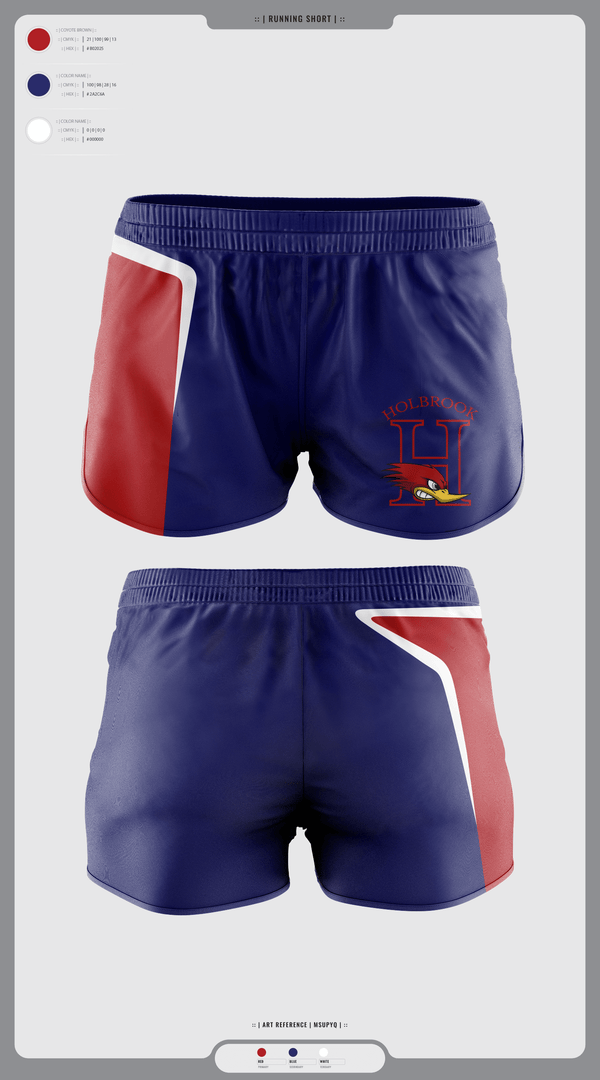 Womens Shorts, Holbrook High School Wrestling, Wrestling, Teamtime, Team time, sublimation, custom sports apparel, team uniforms, spirit wear, spiritwear, sports uniforms, custom shirts, team store, custom team store, fundraiser sports, apparel fundraiser