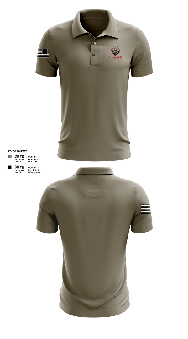 Short Sleeve Performance Polo, 2/2 E TRP, Army, Teamtime, Team time, sublimation, custom sports apparel, team uniforms, spirit wear, spiritwear, sports uniforms, custom shirts, team store, custom team store, fundraiser sports, apparel fundraiser