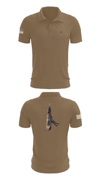 Short Sleeve Performance Polo, Mals K9, Army, Teamtime, Team time, sublimation, custom sports apparel, team uniforms, spirit wear, spiritwear, sports uniforms, custom shirts, team store, custom team store, fundraiser sports, apparel fundraiser