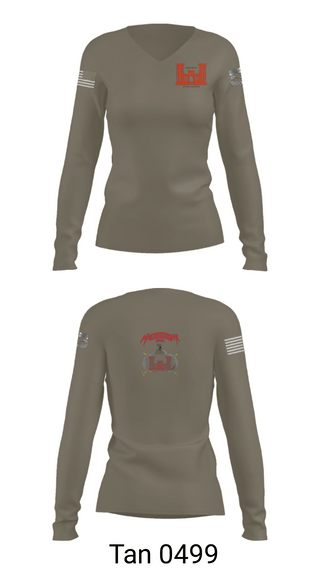 Women's Long Sleeve Vneck Shirt, 1138th SAPPER Company, Army, Teamtime, Team time, sublimation, custom sports apparel, team uniforms, spirit wear, spiritwear, sports uniforms, custom shirts, team store, custom team store, fundraiser sports, apparel fundraiser
