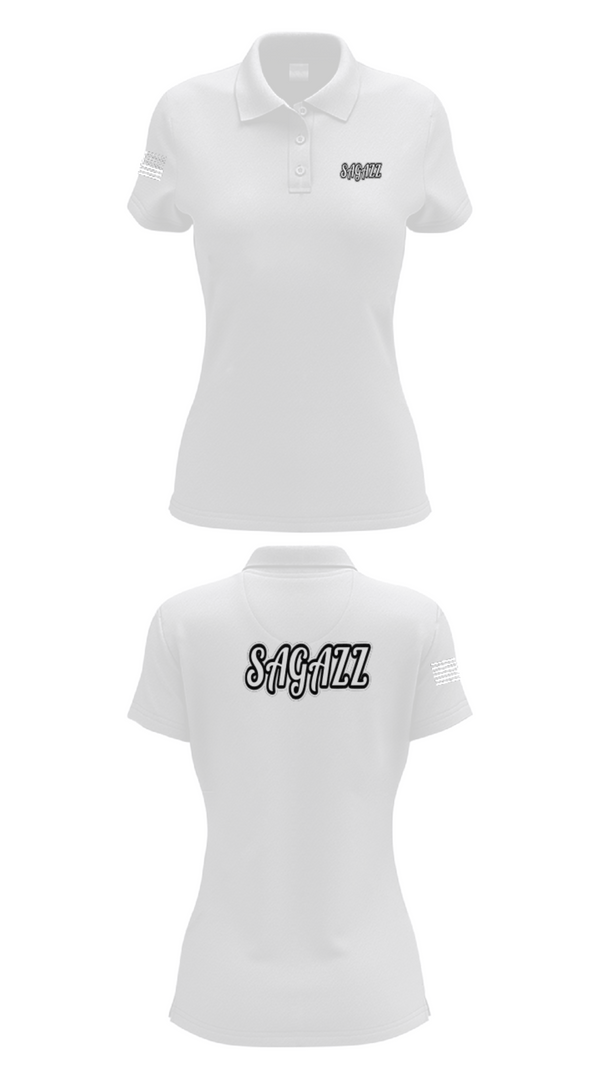 Women's Short Sleeve Performance Polo, SAGAZZ, Baseball, Teamtime, Team time, sublimation, custom sports apparel, team uniforms, spirit wear, spiritwear, sports uniforms, custom shirts, team store, custom team store, fundraiser sports, apparel fundraiser
