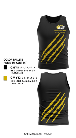 Tank Top, Northwestern High School Cross Country, Cross Country, Teamtime, Team time, sublimation, custom sports apparel, team uniforms, spirit wear, spiritwear, sports uniforms, custom shirts, team store, custom team store, fundraiser sports, apparel fundraiser