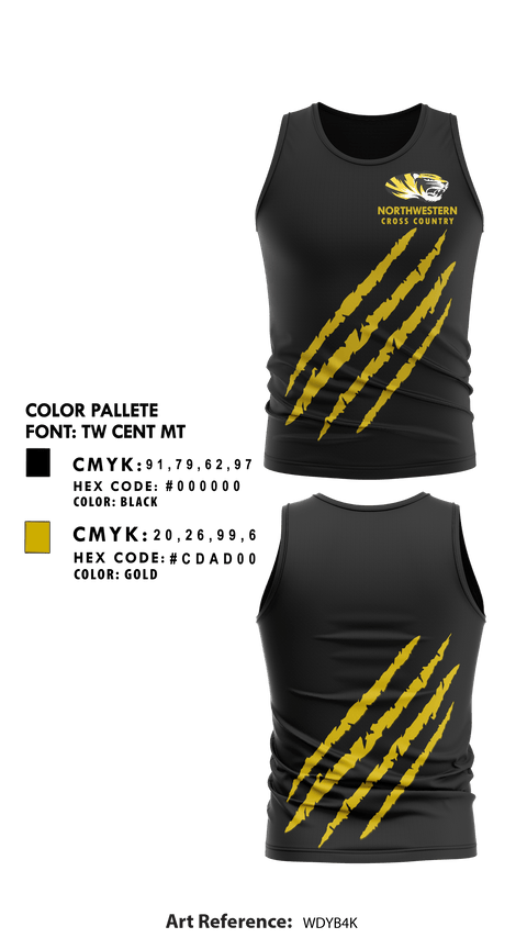 Tank Top, Northwestern High School Cross Country, Cross Country, Teamtime, Team time, sublimation, custom sports apparel, team uniforms, spirit wear, spiritwear, sports uniforms, custom shirts, team store, custom team store, fundraiser sports, apparel fundraiser