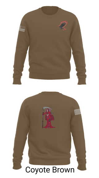 Crew Neck Sweatshirt, A Co. 152 BEB, Army, Teamtime, Team time, sublimation, custom sports apparel, team uniforms, spirit wear, spiritwear, sports uniforms, custom shirts, team store, custom team store, fundraiser sports, apparel fundraiser