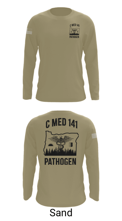 C MED 141 64606356 Long Sleeve Performance Shirt - 82
