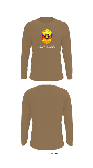 Long Sleeve Performance Shirt, TS FEDERAL PRIVATE SECURITY & BODYGUARD, Police, Teamtime, Team time, sublimation, custom sports apparel, team uniforms, spirit wear, spiritwear, sports uniforms, custom shirts, team store, custom team store, fundraiser sports, apparel fundraiser