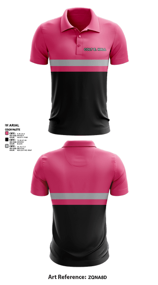 Short Sleeve Performance Polo, COLT E. HALL, , Teamtime, Team time, sublimation, custom sports apparel, team uniforms, spirit wear, spiritwear, sports uniforms, custom shirts, team store, custom team store, fundraiser sports, apparel fundraiser