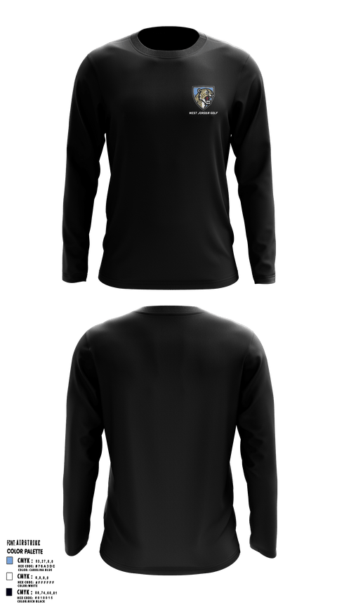 Long Sleeve Performance Shirt, West Jordan High School Golf, Golf, Teamtime, Team time, sublimation, custom sports apparel, team uniforms, spirit wear, spiritwear, sports uniforms, custom shirts, team store, custom team store, fundraiser sports, apparel fundraiser