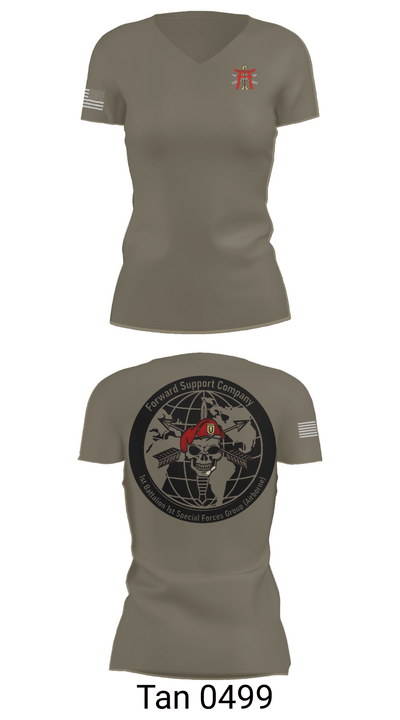 FSC 1-1SFG 4973174 Women's Short Sleeve V-neck Shirt - 68