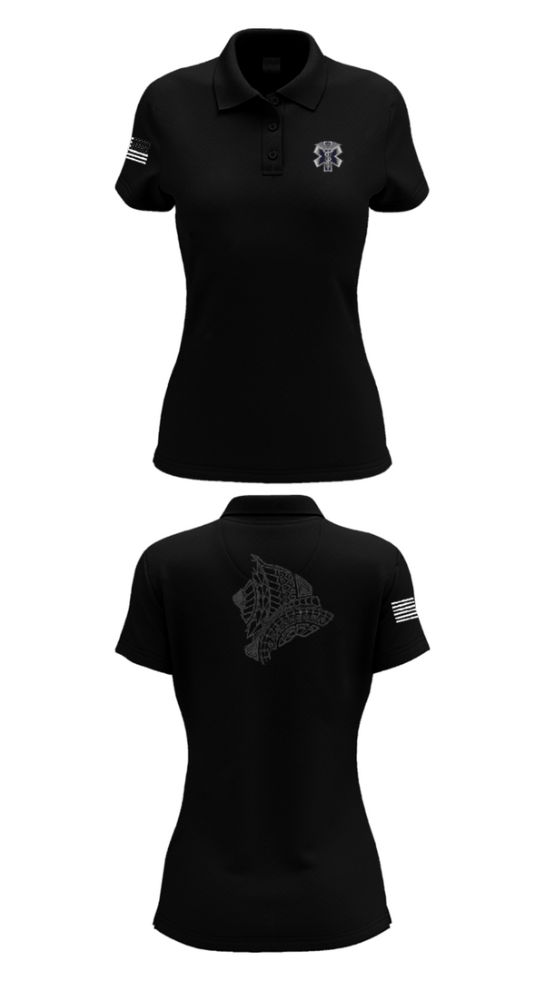Women's Short Sleeve Performance Polo, MEDICS, National Guard, Teamtime, Team time, sublimation, custom sports apparel, team uniforms, spirit wear, spiritwear, sports uniforms, custom shirts, team store, custom team store, fundraiser sports, apparel fundraiser