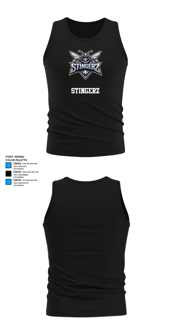 Tank Top, STINGERZ, Baseball, Teamtime, Team time, sublimation, custom sports apparel, team uniforms, spirit wear, spiritwear, sports uniforms, custom shirts, team store, custom team store, fundraiser sports, apparel fundraiser