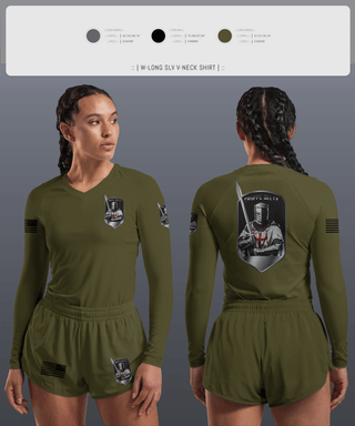 Womens Long Sleeve Vneck Shirt 1, Gruppe Delta, Police, Teamtime, Team time, sublimation, custom sports apparel, team uniforms, spirit wear, spiritwear, sports uniforms, custom shirts, team store, custom team store, fundraiser sports, apparel fundraiser