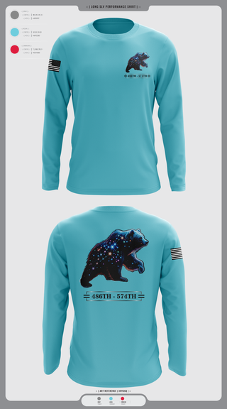 Long Sleeve Performance Shirt, 486th/574th, , Teamtime, Team time, sublimation, custom sports apparel, team uniforms, spirit wear, spiritwear, sports uniforms, custom shirts, team store, custom team store, fundraiser sports, apparel fundraiser