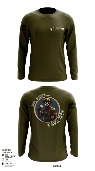 Long Sleeve Performance Shirt, 91 Bravo, Fire Department, Teamtime, Team time, sublimation, custom sports apparel, team uniforms, spirit wear, spiritwear, sports uniforms, custom shirts, team store, custom team store, fundraiser sports, apparel fundraiser