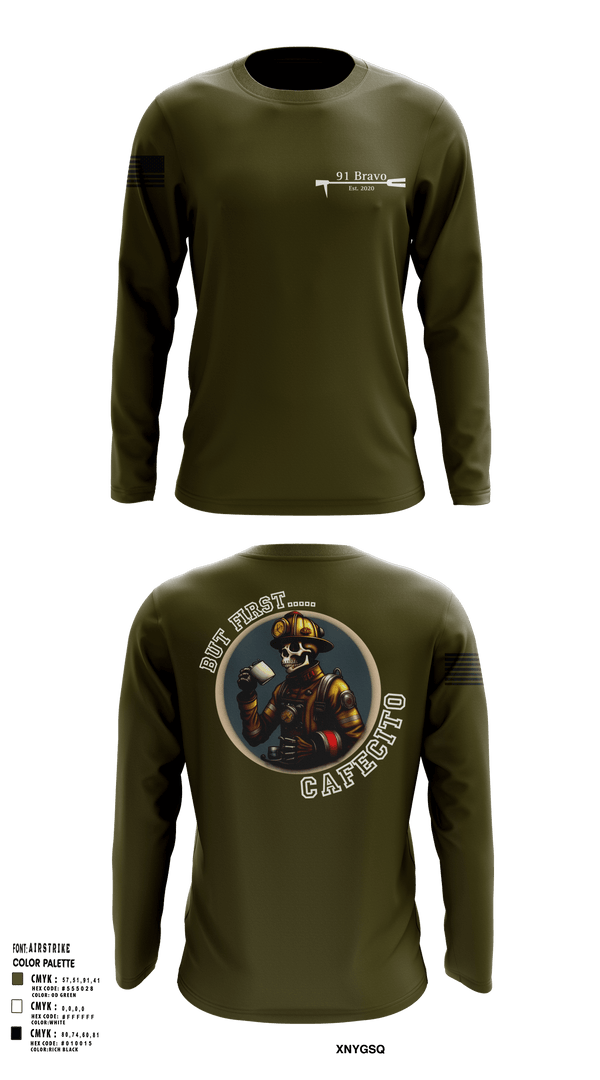 Long Sleeve Performance Shirt, 91 Bravo, Fire Department, Teamtime, Team time, sublimation, custom sports apparel, team uniforms, spirit wear, spiritwear, sports uniforms, custom shirts, team store, custom team store, fundraiser sports, apparel fundraiser