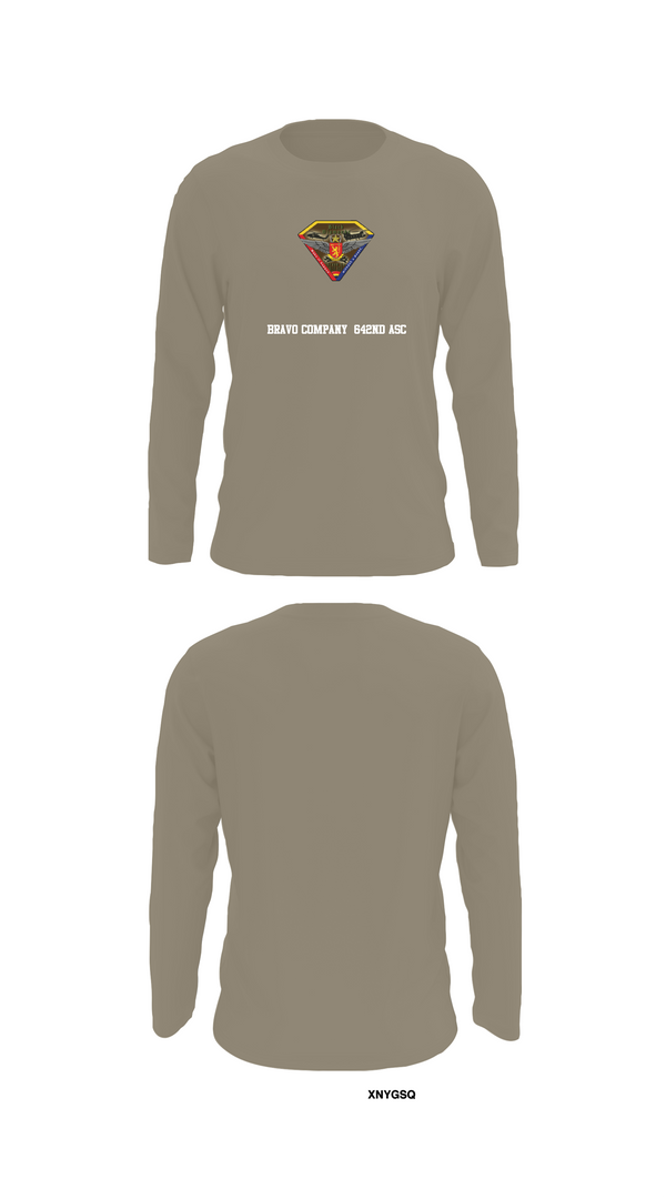 Long Sleeve Performance Shirt, Bravo Company  642nd ASC, , Teamtime, Team time, sublimation, custom sports apparel, team uniforms, spirit wear, spiritwear, sports uniforms, custom shirts, team store, custom team store, fundraiser sports, apparel fundraiser