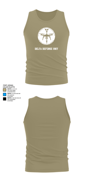 Tank Top, Delta Defense Unit, Police, Teamtime, Team time, sublimation, custom sports apparel, team uniforms, spirit wear, spiritwear, sports uniforms, custom shirts, team store, custom team store, fundraiser sports, apparel fundraiser
