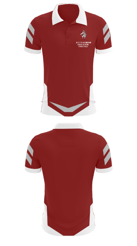 Short Sleeve Performance Polo, Jeffersontown High School Baseball, Baseball, Teamtime, Team time, sublimation, custom sports apparel, team uniforms, spirit wear, spiritwear, sports uniforms, custom shirts, team store, custom team store, fundraiser sports, apparel fundraiser