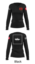 RECCE 67362725 Women's Long Sleeve V-neck Shirt - 37