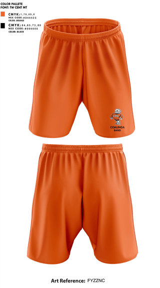 Athletic Shorts With Pockets, Coalinga High School Band, Spirit Store, Teamtime, Team time, sublimation, custom sports apparel, team uniforms, spirit wear, spiritwear, sports uniforms, custom shirts, team store, custom team store, fundraiser sports, apparel fundraiser