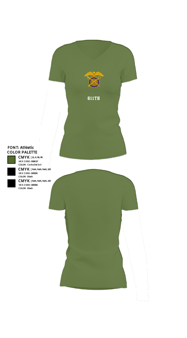 Womens Short Sleeve Vneck Shirt, 611th, Army, Teamtime, Team time, sublimation, custom sports apparel, team uniforms, spirit wear, spiritwear, sports uniforms, custom shirts, team store, custom team store, fundraiser sports, apparel fundraiser