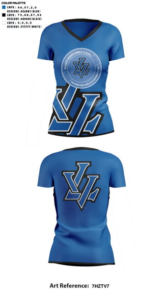 Womens Short Sleeve Vneck Shirt, Warren Middle School Cheer, Cheer, Teamtime, Team time, sublimation, custom sports apparel, team uniforms, spirit wear, spiritwear, sports uniforms, custom shirts, team store, custom team store, fundraiser sports, apparel fundraiser