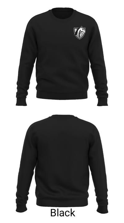 Meade High School Baseball 78796681 Crew Neck Sweatshirt - 9