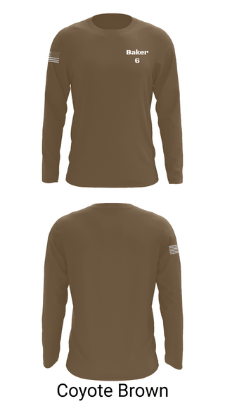 Long Sleeve Performance Shirt, Baker 6, Police, Teamtime, Team time, sublimation, custom sports apparel, team uniforms, spirit wear, spiritwear, sports uniforms, custom shirts, team store, custom team store, fundraiser sports, apparel fundraiser