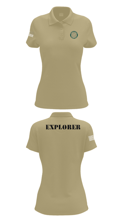 BSO Explorers 2103492 Women's Short Sleeve Performance Polo  - 90