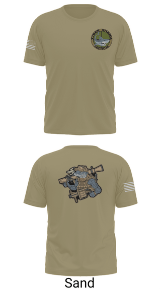 Short Sleeve Performance Shirt, Wilmington Tiger Shark, Army, Teamtime, Team time, sublimation, custom sports apparel, team uniforms, spirit wear, spiritwear, sports uniforms, custom shirts, team store, custom team store, fundraiser sports, apparel fundraiser