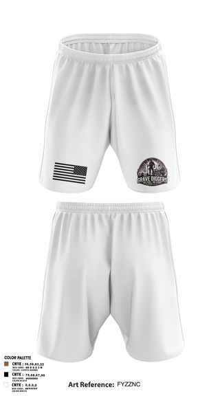 Athletic Shorts With Pockets, Gravediggers, , Teamtime, Team time, sublimation, custom sports apparel, team uniforms, spirit wear, spiritwear, sports uniforms, custom shirts, team store, custom team store, fundraiser sports, apparel fundraiser