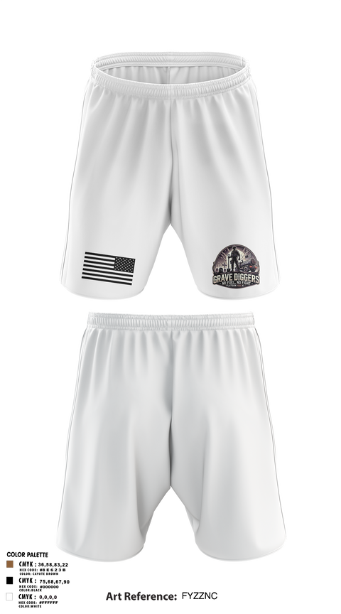 Athletic Shorts With Pockets, Gravediggers, , Teamtime, Team time, sublimation, custom sports apparel, team uniforms, spirit wear, spiritwear, sports uniforms, custom shirts, team store, custom team store, fundraiser sports, apparel fundraiser