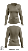 582nd MLC 28327746 Women's Long Sleeve V-neck Shirt - 5