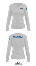 MKA 46227153 Women's Long Sleeve V-neck Shirt - 16
