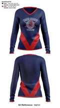 Thales Academy-Apex High School Cheer 7969385 Women's Long Sleeve V-neck Shirt - 41