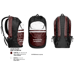 Gear Bag, River Rouge High School Basketball, Men's Basketball, Teamtime, Team time, sublimation, custom sports apparel, team uniforms, spirit wear, spiritwear, sports uniforms, custom shirts, team store, custom team store, fundraiser sports, apparel fundraiser