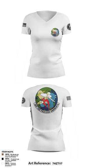 Womens Short Sleeve Vneck Shirt, 20th Intelligence Squadron, Air Force, Teamtime, Team time, sublimation, custom sports apparel, team uniforms, spirit wear, spiritwear, sports uniforms, custom shirts, team store, custom team store, fundraiser sports, apparel fundraiser